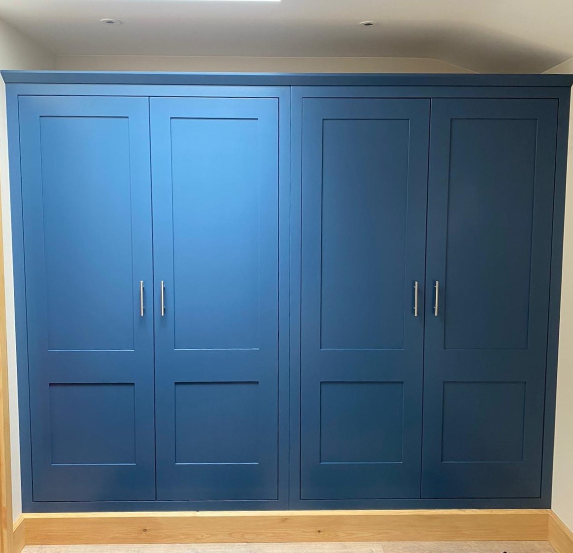 Stiffkey shop blue wardrobe
